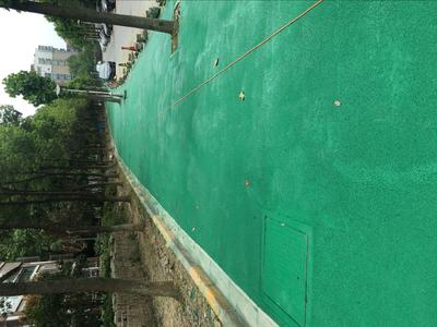 彩色生态透水混凝土地坪 园林景观道路施工流程全解析